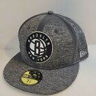 Brooklyn Nets New Era 7 3/4 Grey Nba Hat Cap 59Fifty Reflective Exclusive Hat
