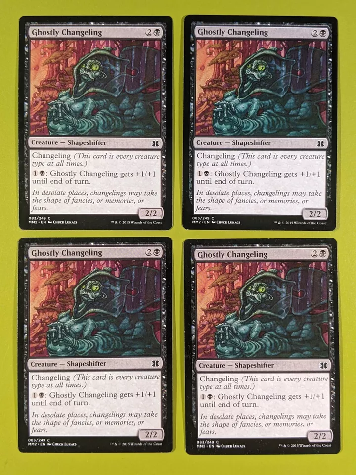 Ghostly Changeling x4 Modern Masters 2015 4x Playset Magic the Gathering MTG - Image 1 of 1