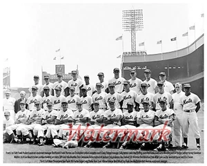 MLB 1962 New York Mets Inaugural Season Team Picture Polo Grounds 8 X 10 Photo - Picture 1 of 1