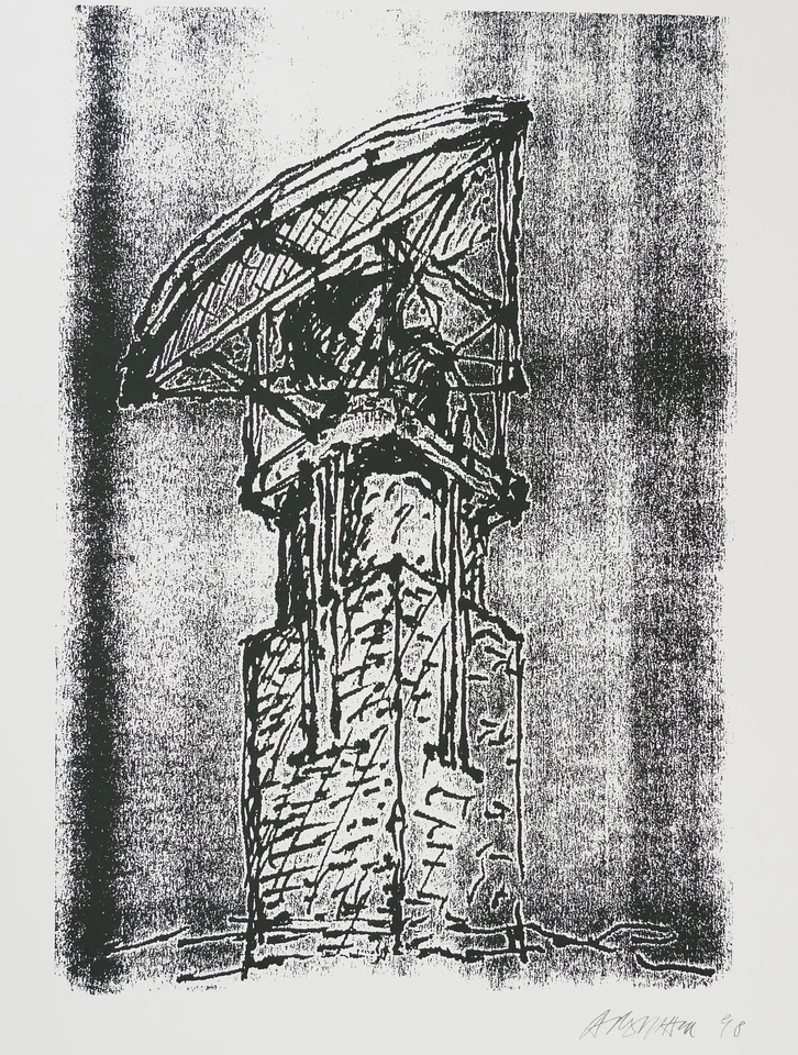 Raimund ABRAHAM, Architektur III aus 1998 - Siebdruck - Bild 1 von 1