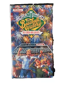 Winston Sports Connections Great Moments In Baseball History Record Breakers VHS - Picture 1 of 3