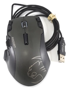 ROCCAT Tyon 16 Button 2 Layer Wired Gaming Mouse MMO Black - Afbeelding 1 van 14