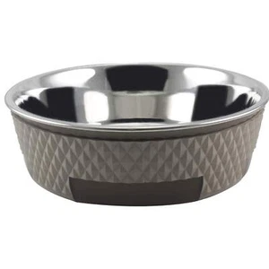 Gobelet pour chien double paroi gobelet à eau en acier inoxydable 350 ml marron - Photo 1/1