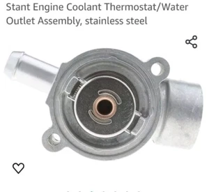 Stant Engine Coolant Thermostat/Water Outlet Assembly, stainless steel - Picture 1 of 5