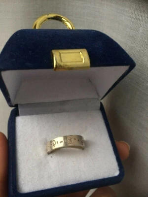 anello fedina originale GucciGhost argento - Immagine 1 di 4