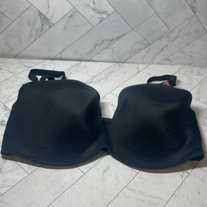 NWT Cacique Lane Bryant Womans Bra Black Boost Multiway Strapless UNDERWIRE 40F - Picture 1 of 5