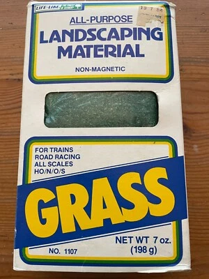 PRODUCTOS REALISTAS HIERBA PARA MODELAR TODO USO VINTAGE ~ #1107 ~ no magnética Foto 1 de 4