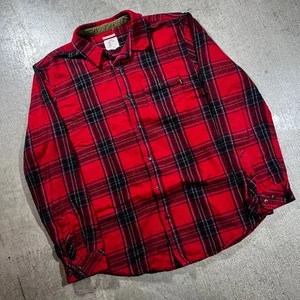 O'Neill rot kariertes Flanellhemd Surf Skate Knopfleiste Large - Bild 1 von 7