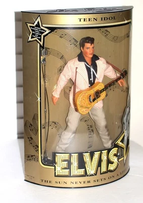 1993 Hasbro Elvis Presley Teen Idol Collector Edition Commemorative Doll Guitar - Image 1 of 4