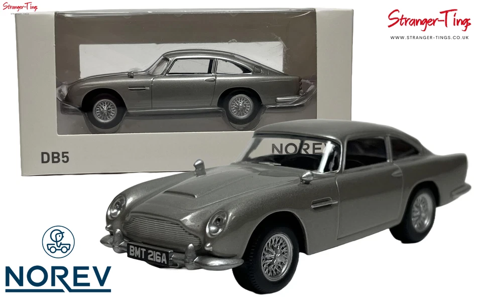 NOREV 270523 - 1/43 ASTON MARTIN DB5 PLATA ABEDUL 1963 James Bond Foto 1 de 1