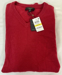 Club Room Luxus 100% Kaschmir Damen Pullover Rot Gr. M Neu mit Etikett - Bild 1 von 11