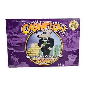 Cashflow Board Game Rich Dad Poor Dad Finance Rat Race 100% Complete 2020  - Picture 1 of 10