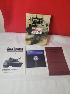 Steel Thunder w/Box, Manual Commodore 64 5 1/4” Floppy - Picture 1 of 9