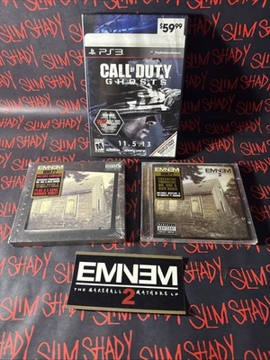 The Marshall Mathers LP2 by Eminem CD Promo Call of Duty (Empty) & Sticker - Bild 1 von 4