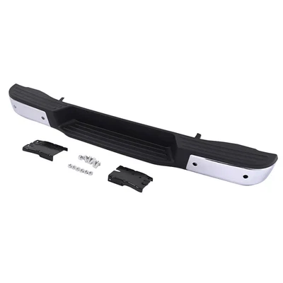 Fit For Nissan NV1500 2012-2021 Chrome Rear Step Bumper Assembly W/ Park holes Foto 1 de 4