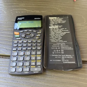 Sharp EL-W535 WriteView Scientific Calculator Algebra Engineering with Case - Picture 1 of 8