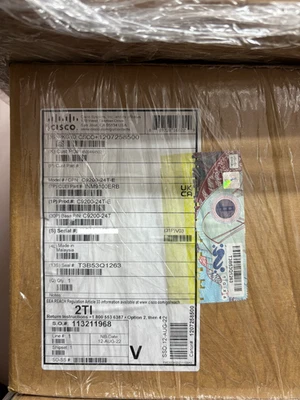 Cisco C9200-24T-E Catalyst 9200 Model  New Sealed Free Shipping - Image 1 of 3