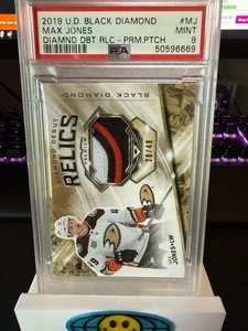 2019 Upper Deck Black Diamond Max Jones Diamnd Dbt Rlc-Prm.ptch - Picture 1 of 2