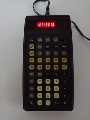 Commodore SR4912 - 12 Digit Scientific Calculator   Red LED Display - - Image 1 of 3
