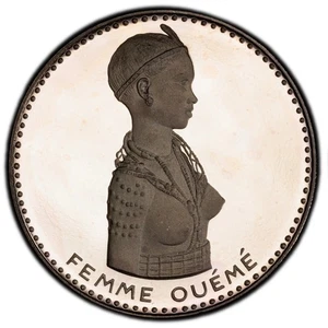 PR67DCAM 1971 Dahomey (Benin) 500 Francs Silver (.999) Proof PCGS- Lightly Toned - Picture 1 of 7