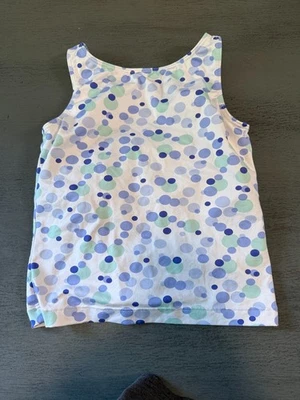 Camiseta sin mangas EVERLAST azul blanco recortada talla mediana Foto 1 de 2