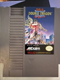 Nintendo NES Double Dragon II The Revenge (Cleaned, Tested & Working)