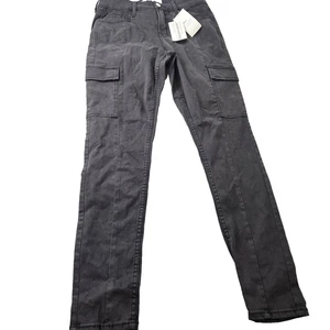 OLD NAVY blue cargo pants Quick Dry Cotton Blend Size 8 (M) new with tags - Picture 1 of 11