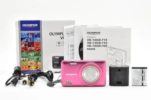 Olympus VG 130 Pink Digital Camera 14MP 5x Zoom Tested with Box Full Set - Picture 1 of 12