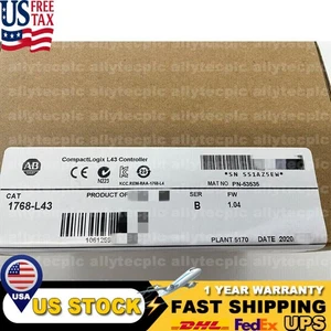 NUEVO Controlador CompactLogix L43 Ser C FW 1.05 1768-L43 AB 1768L43 1768-L43 sellado de fábrica - Imagen 1 de 1