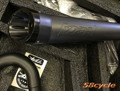 2025 Harley Davidson Softail Two Brothers Full Exhaust System Turnout - BLACK - Image 1 of 2