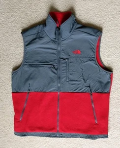 The North Face Denali Weste Full Zip Grau Rot Herren Gr. XXL - Bild 1 von 7