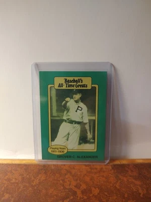 1987 Hygrade Baseball's All-Time Greats - Grover Alexander - Image 1 of 2