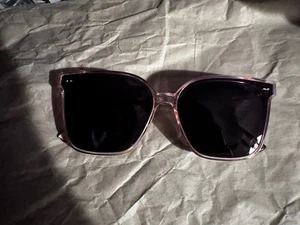 Gafas de sol cuadradas de gran tamaño Gentle Monster Sal rosa transparente - Imagen 1 de 11