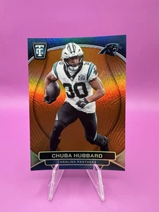 2024 Panini Totally Certified - Chuba Hubbard #15 Mirror Platinum Orange /99 - Bild 1 von 2