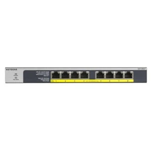 Conmutador no administrado Netgear GS108LP-100NAS 8 puertos PoE/PoE+ Gigabit Ethernet GS108LP - Imagen 1 de 2