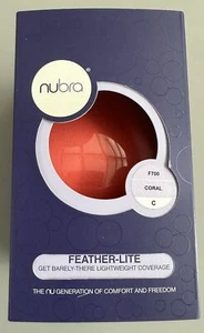 NuBra Feather-Lite Adhesive Bra Color: Coral #F700 Size: C - Picture 1 of 8