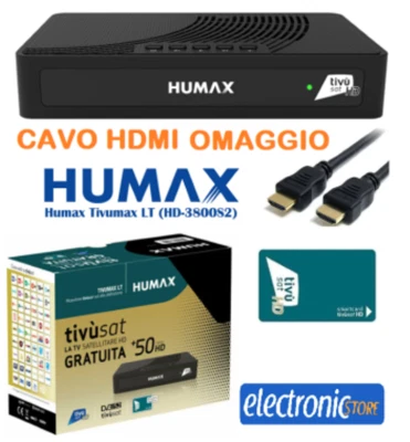 HUMAX HD-3801S2 TVSAT DECODER SATELLITARE HD SCR DCSS TIVUMAX HD-3801S2 -HUMAX - Immagine 1 di 4