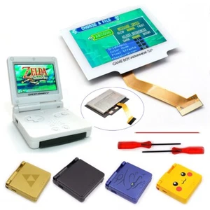 Drop-in Gameboy Advance SP IPS LCD Backlight White Screen Kit V5 3.0 NO SOLDER - Picture 1 of 50