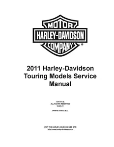 Service Repair Manual 2011 Harley Davidson FLHTK Electra Glide Ultra Limited - Picture 1 of 17