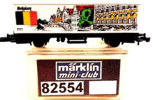 Z Scale Marklin Mini-Club 82554 "Belgium" Special Edition Container Car - Picture 1 of 2