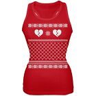 Anti Love Ugly Sweater Red Juniors Soft Tank Top