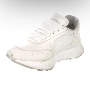 Alexander McQueen Sprint Runner Sneakers Women Size 36 White Low Top - Picture 1 of 6