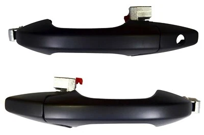 fits Honda Outer Exterior Outside Door Handle Primed Black Front Left Right Pair Foto 1 de 3