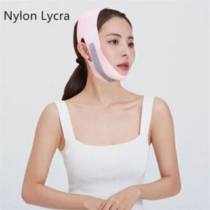 Facial Slimming Strap Double Chin Reducer V-Line Face Firming Belt Anti-Wrinkle - Picture 1 of 4