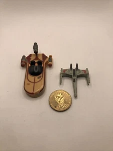 Star Wars Micro Machines X-Wing Starfighter Galoob 1993 And Landspeeder - Picture 1 of 1