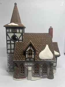 Departamento 56 Dickens Village Series 1992 Antiguo Michaelchurch Iluminado con Luz Retirado - Imagen 1 de 7