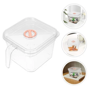 Transparent Goldfish Bowl Bowls for Centerpieces Plastic Aquarium Travel - Picture 1 of 12