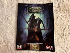 D20 UNVEILED MASTERS THE ESSENTIAL GUIDE TO MIND PLAYERS RACES OF LEGEND BOOK - Foto 1 di 2