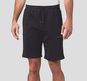 Pantalones Cortos Deportivos Informales Columbia Para Hombre Talla PEQUEÑA Polar con Cordón - Negros - Imagen 1 de 5