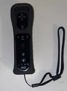 Schwarz Nintendo Wii Remote Plus Controller Offiziell OEM RVL-036 GETESTET Motionplus - Bild 1 von 3